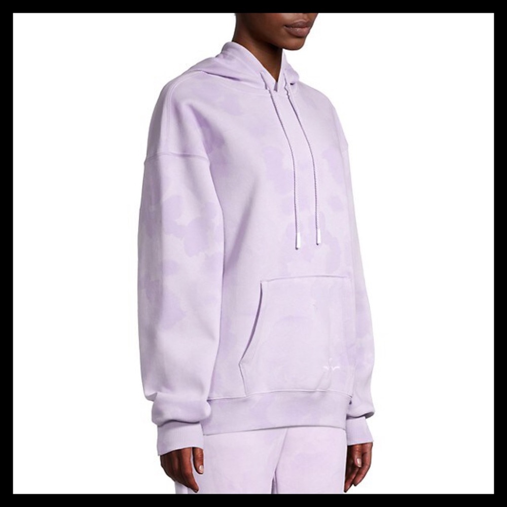 LAZYPANTS The Cooper Hoodie Sweatshirt In Lavender Sponge - Picture 3 of 10